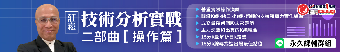 視3255 技術分析實戰二部曲 「操作篇」◆直播