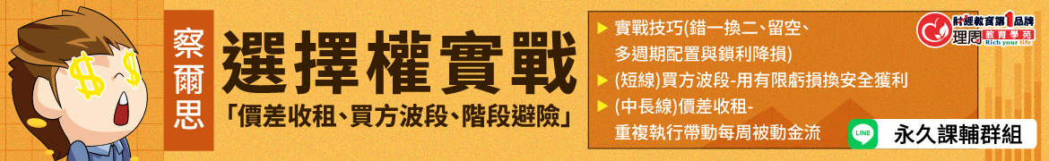 視3303選擇權實戰「價差收租、買方波段、階段避險」◆直播