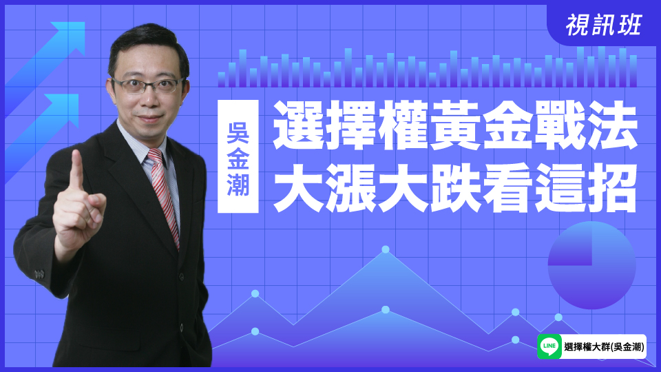  選擇權黃金戰法、大漲大跌看這招